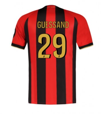 OGC Nice Evann Guessand #29 Hjemmebanetrøje 2024-25 Kort ærmer